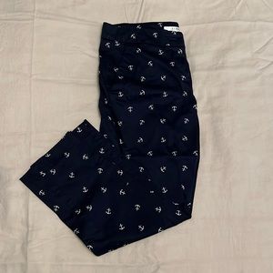 Anchor crop pants